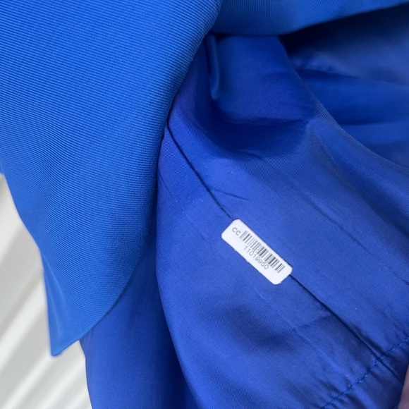 Lafayette 148 blue cotton blend sleeveless sheath dress office professional - Picture 12 of 12